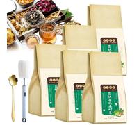 Pueraria Balsam Pear and Mulberry Leaf Tea, 5.2oz/150g Premium Natural Mulberry Leaf Tea, Bitter Gourd Mulberry Leaf Tea, Healthy Herbal Tea Sugar Free Caffeine Free No Additives (5Pcs)