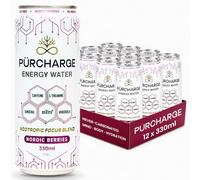 Pürcharge Energy Water with Nootropic Focus, 12 x 330ml (Nordic Berries)