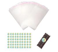 PUERFOCA 100 Pcs Wax Melt Packaging with 96 Pcs Candle Warning Stickers for Soap, Jewellery, Candle Jar Container Stickers