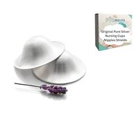 PÜRMAVERA Nursing Cups, Breast Shells, Natural Helper, Nipple Soother, Cracked Nipple, the Original Silver