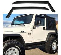Puermto Genuine Jeep Wrangler 92054 1997-2006 Side Window Wind Deflectors with Adhesive Strip (2 Pieces)