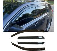 Puermto Side Window Visor Wind Vent Deflector fit for 2010-2017 GMC Terrain,4pcs Outside Mount Style Shade Dark Smoke Sun Rain Guards Set 94167