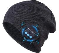 Puersit Bluetooth Beanie Hat, Unisex Wireless V5.2 Knit Cap Headphones Beanie Washable Bluetooth Headphone Hat with Mic&Built-in Stereo Speakers Gift for Men &Women