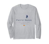 Puerto Banús Marbella Yacht Club Marina Spain Flag Sailing Long Sleeve T-Shirt