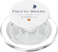 Puerto Banús Marbella Yacht Club Marina Spain Flag Sailing PopSockets PopGrip for MagSafe