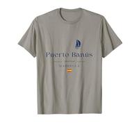 Puerto Banús Marbella Yacht Club Marina Spain Flag Sailing T-Shirt