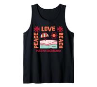 Puerto Escondido - Peace Love Beach Tank Top