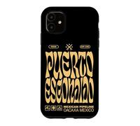 Puerto Escondido Surf Mexican Pipeline Retro Graphic Case for iPhone 11
