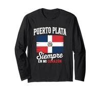 Puerto Plata Siempre En Mi Corazon Souvenirs Native Country Long Sleeve T-Shirt