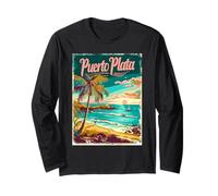 Puerto Plata Tropical Beach Paradise Escape Long Sleeve T-Shirt