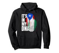 Puerto Rican And Nigerian Mix DNA Heritage Flag Pullover Hoodie