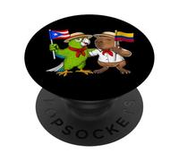 Puerto Rican Colombian Roots Puerto Rico Colombia Flag PopSockets Adhesive PopGrip