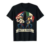 Puerto Rican Coqui Frog Mexican Eagle Mexico Flag Boricua T-Shirt