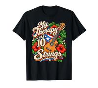 Puerto Rican Cuatro Player 10 String Music T-Shirt