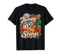 Puerto Rican Cuatro Player 10 String Music Value Graphic T-Shirt