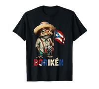 Puerto Rican Flag Boricua Taino Funny Puerto Rico Coqui T-Shirt
