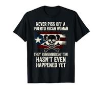 Puerto Rican Flag Boricua Taino Funny Puerto Rico T-Shirt