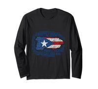Puerto Rican Flag Long Sleeve T-Shirt