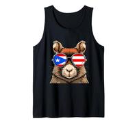 Puerto Rican Flag Squirrel Puerto Rican Pride Puerto Rico Tank Top