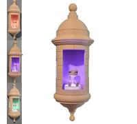 Puerto Rican Garita Wall Lamp,El Morro Style Night Light,3D Printed Multi-Color Changing Garita Frog Lamps,Handmade Home Decor,for Bedroom Living Room Office, Unique Puerto Rico Gift (1 PCS)