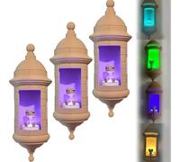 Puerto Rican Garita Wall Lamp,Puerto Rican Garita Wall Light 3D Printed Lamp with Led,El Morro Style Night Light Boricua,with Multiple Lighting Effects,Unique Puerto Rico Gift (3)