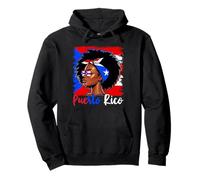Puerto Rican Girl Puerto Rico Flag Proud Boricua Women Pullover Hoodie