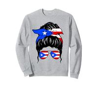 Puerto Rican Girl Puerto Rico Flag Proud Puerto Rican Woman Sweatshirt