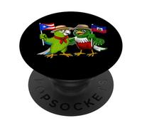 Puerto Rican Haitian Roots Puerto Rico Haiti Flag PopSockets Adhesive PopGrip