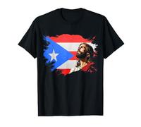 Puerto Rican Heritage Proud Christian Value Graphic T-Shirt