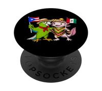 Puerto Rican Mexican Flag Puerto Rico Mexico Roots PopSockets Adhesive PopGrip