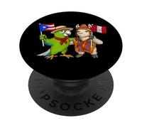 Puerto Rican Peruvian Roots Puerto Rico Peru Flag PopSockets Adhesive PopGrip