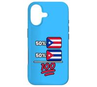 Puerto Rican Plus Cuban Mix Heritage Flag Case for iPhone 17
