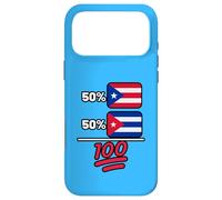 Puerto Rican Plus Cuban Mix Heritage Flag Case for iPhone 17 Pro Max