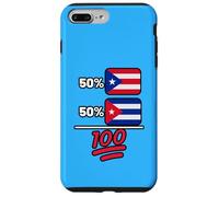Puerto Rican Plus Cuban Mix Heritage Flag Case for iPhone 7 Plus/8 Plus