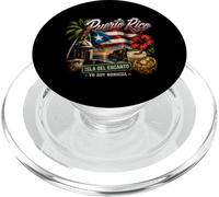 Puerto Rican Pride Borinquen Isla Del Encanto PopSockets PopGrip for MagSafe
