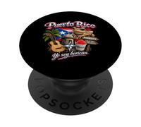 Puerto Rican Pride Coqui Frog Borinquen Isla Del Encanto PopSockets Adhesive PopGrip