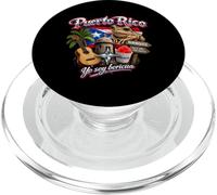 Puerto Rican Pride Coqui Frog Borinquen Isla Del Encanto PopSockets PopGrip for MagSafe