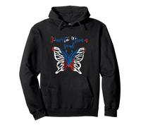 Puerto Rican soul butterfly Puerto Rico Boricua Pullover Hoodie