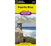 National Geographic – Map – Puerto Rico Adventure Map – Waterproof, Tear-Resistant, GPS-Compatible