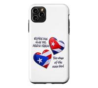 Puerto Rico and Cuba Heart, Two Wings of the Same Bird Case for iPhone 11 Pro Max