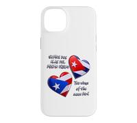 Puerto Rico and Cuba Heart, Two Wings of the Same Bird Case for iPhone 14 Plus