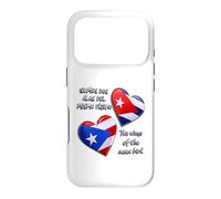 Puerto Rico and Cuba Heart, Two Wings of the Same Bird Case for iPhone 17 Pro