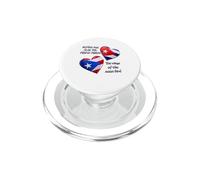 Puerto Rico and Cuba Heart, Two Wings of the Same Bird PopSockets PopGrip for MagSafe