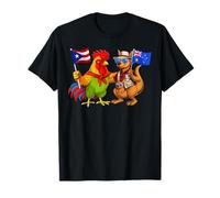 Puerto Rico Australia Flag Puerto Rican Roots Australian T-Shirt