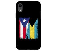 Puerto Rico Bahamas Half Flag Puerto Rican Bahamian Jersey Case for iPhone XR