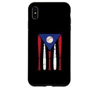 Puerto Rico Baseball Inspired By Puerto Rican Flag Vintage Case for iPhone XS Max