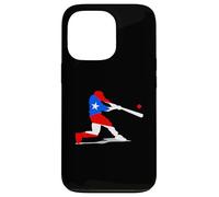Puerto Rico Baseball PR Batter Classic Flag Boricua Sport Case for iPhone 13 Pro