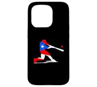 Puerto Rico Baseball PR Batter Classic Flag Boricua Sport Case for iPhone 15 Pro