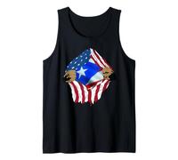 Puerto Rico Blood Inside Me Usa Puerto Rico Flag DNA Boricua Tank Top