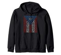 Puerto Rico Cities Vintage Design Zip Hoodie